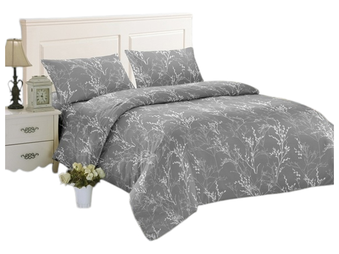 Комплект постільної білизни Soho Євро Branch Grey, 200х220см, 6900069908801