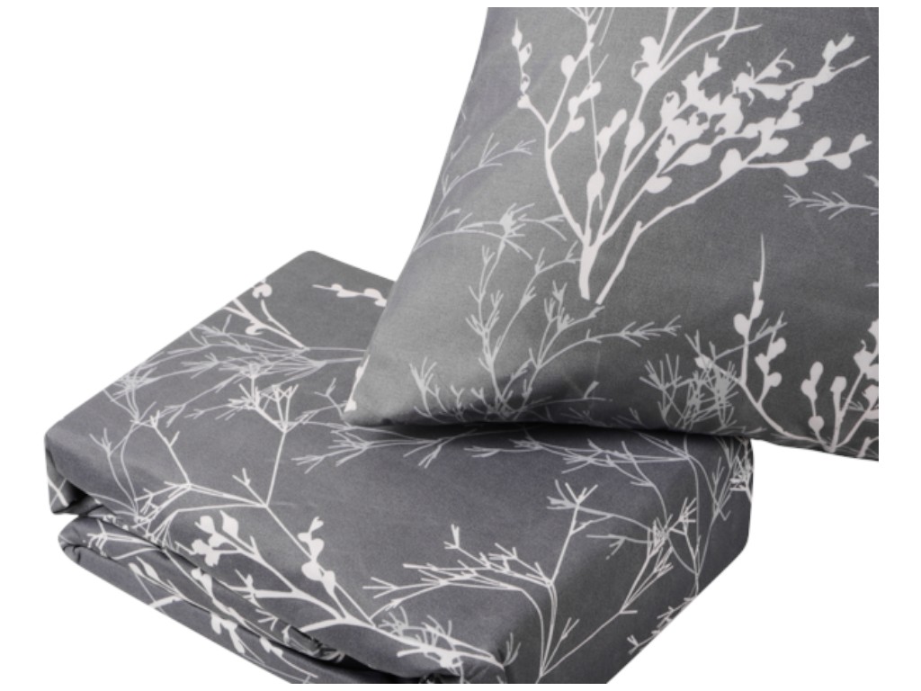 Комплект постельного белья Soho, семейный, 150×200см, 200×220см, 50×70см, полиэстер, цвет серый