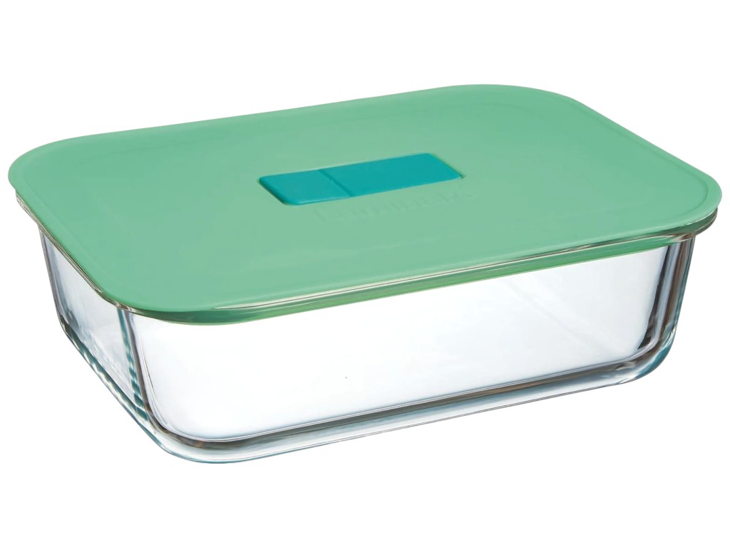 Контейнер Luminarc Pure Box Unique, прямоугольный, боросиликатное стекло, пластик, 1,5л, 7×17×23см