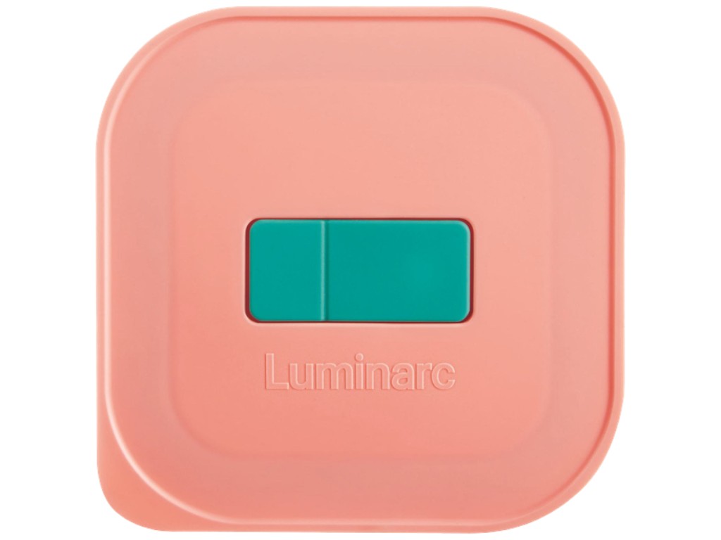 Контейнер Luminarc Pure Box Unique, квадратный, боросиликатное стекло, пластик, 800мл, 6×16×16см