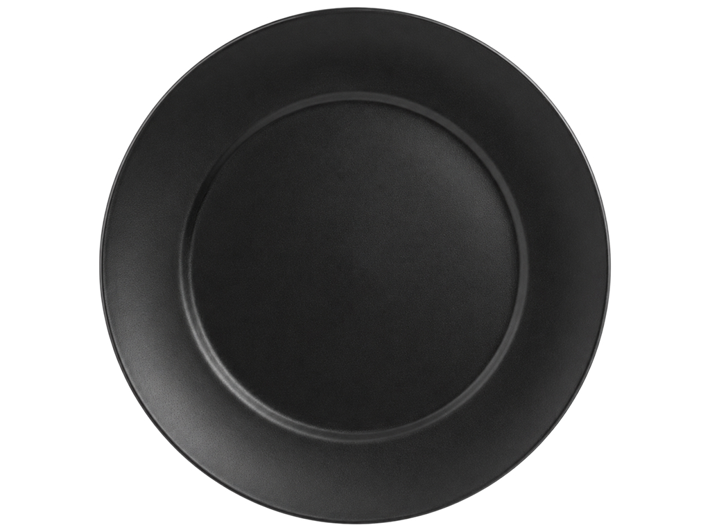 Тарілка обідня Luminarc Apy Black, загартоване скло, 25см, колір чорний