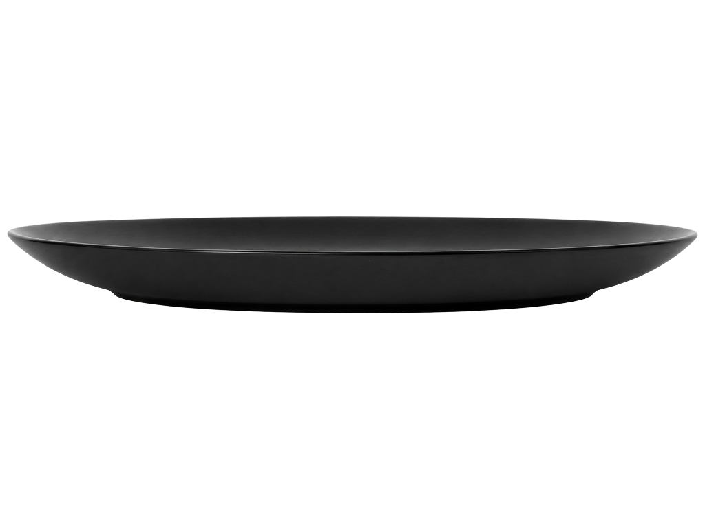 Тарілка обідня Luminarc Apy Black, загартоване скло, 25см, колір чорний