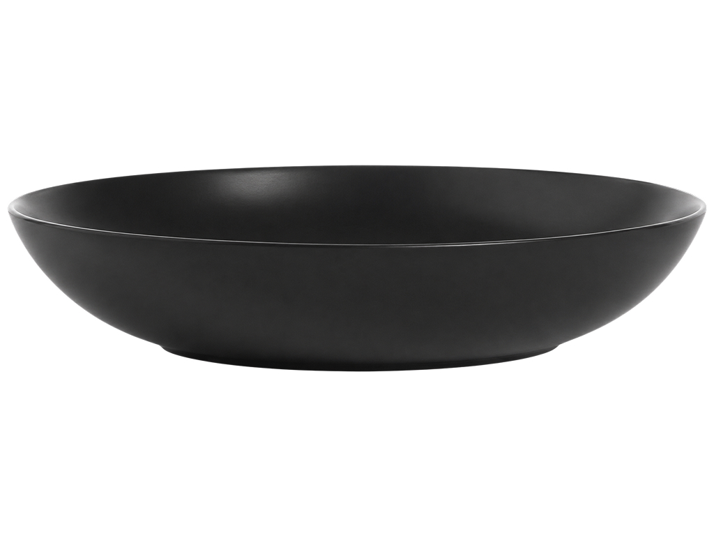 Тарелка суповая Luminarc Apy Black, закаленное стекло, 760мл, 20см, цвет черный