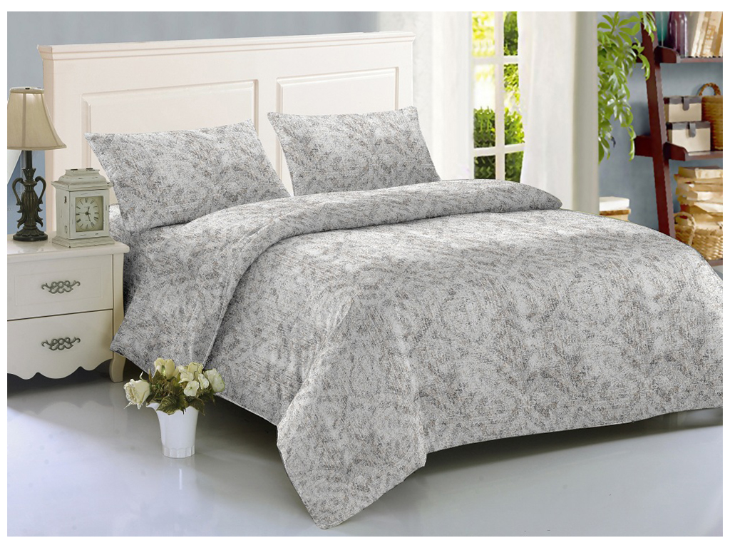 Комплект постельного белья Soho Евро Art Deco Grey, 200х220см, 6900069908443