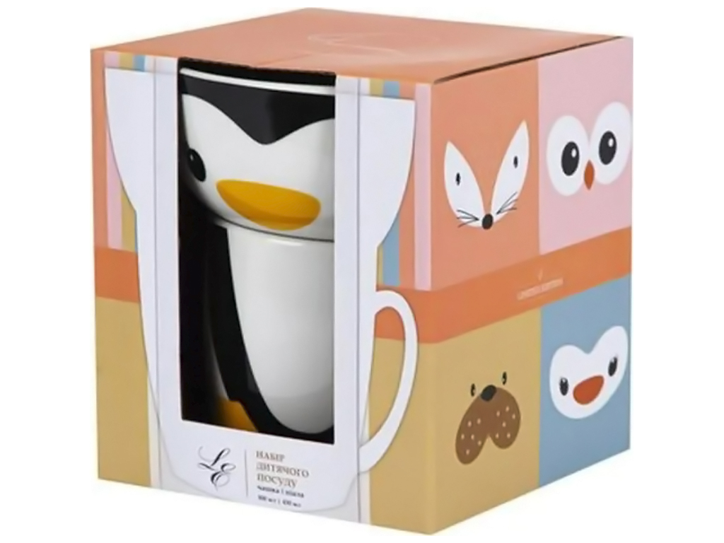 Набір посуду дитячого Limited Edition Happy Penguin (ціна за упаковку 2 предмети) 45593