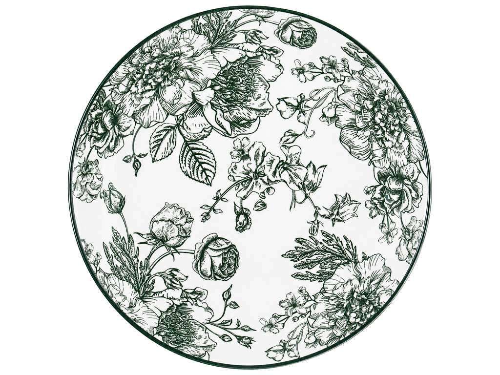 Тарілка супова Limited Edition Blossom Green, фарфор, 20см