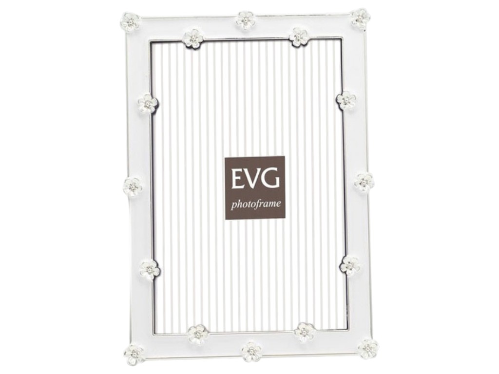 Фоторамка 10×15 см EVG, Onix Z06 White, металл, 12,3×18×1,5 см 6900071192403