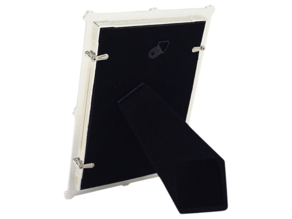 Фоторамка 10×15 см EVG, Onix Z06 White, металл, 12,3×18×1,5 см 6900071192403