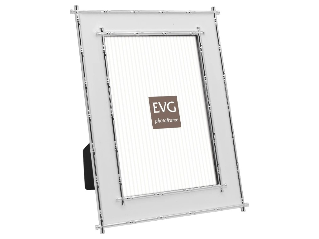 Фоторамка 10×15 см EVG, Onix Z08 White, металл, 15,3×20×1,5 см 6900071192410