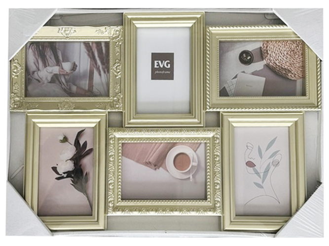 Фоторамка Evg Inno Silver Collage 6, 6900069924139