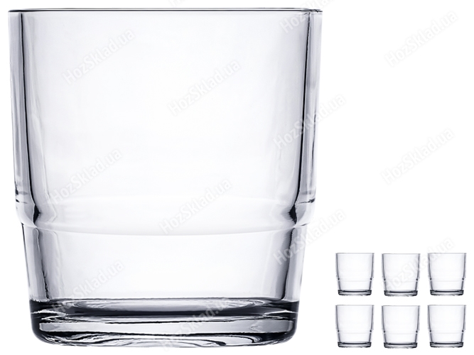 Набір склянок ECOmo Zoser, 250мл (ціна за набір 6шт) 6220069395785