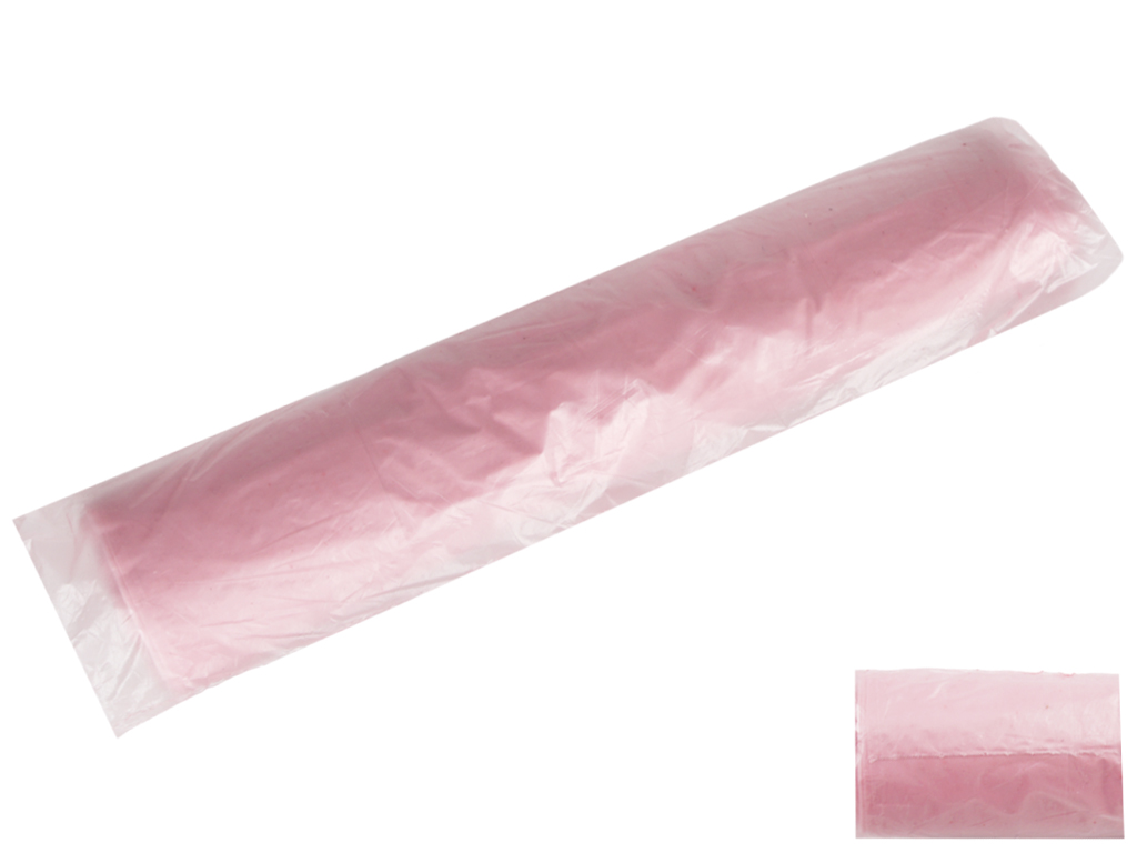 Пакеты хозяйственные (фасовочные) в рулоне 40шт, 18х35см, розовые