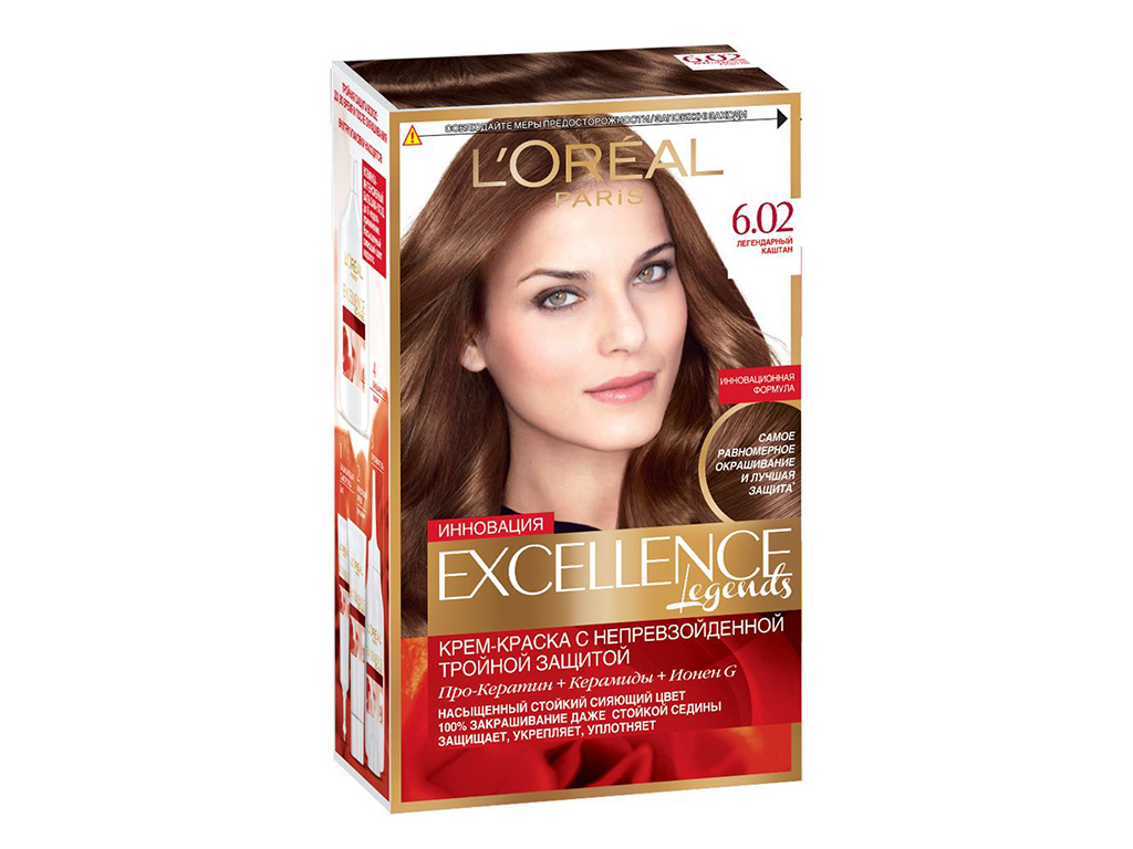 Краска для волос "Excellence Creme" повышенной устойчивости, оттенок 6.02