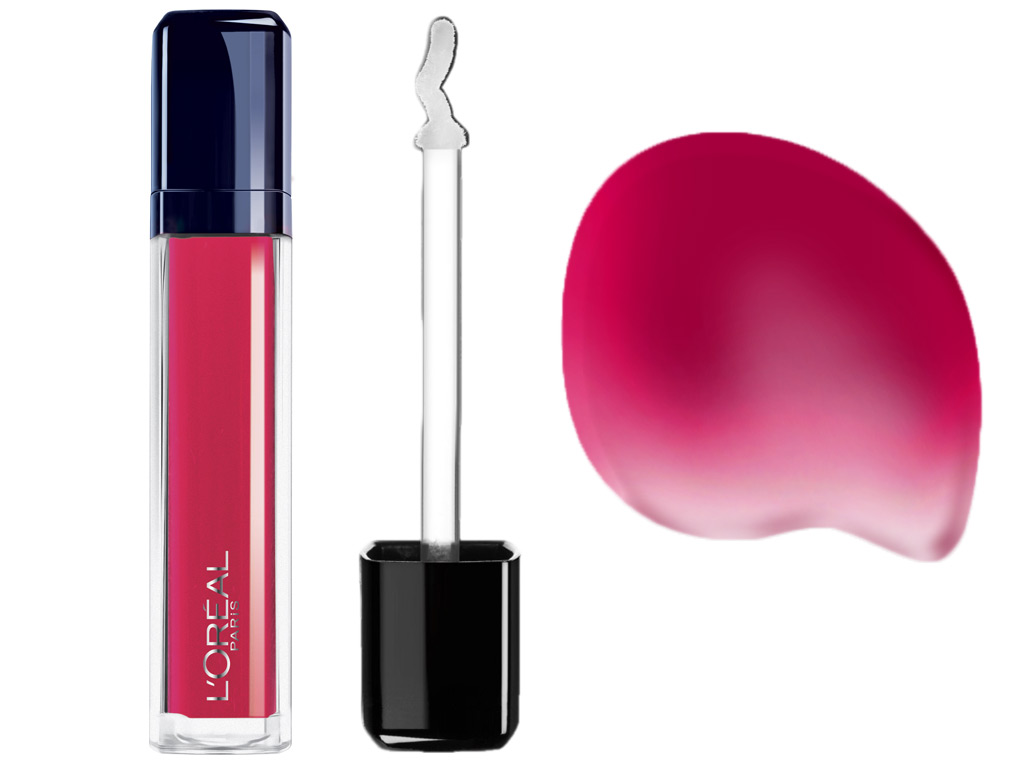 Блиск для губ матовий LOreal Paris "Glam Shine matte" відтінок 407 (марсала) 8мл
