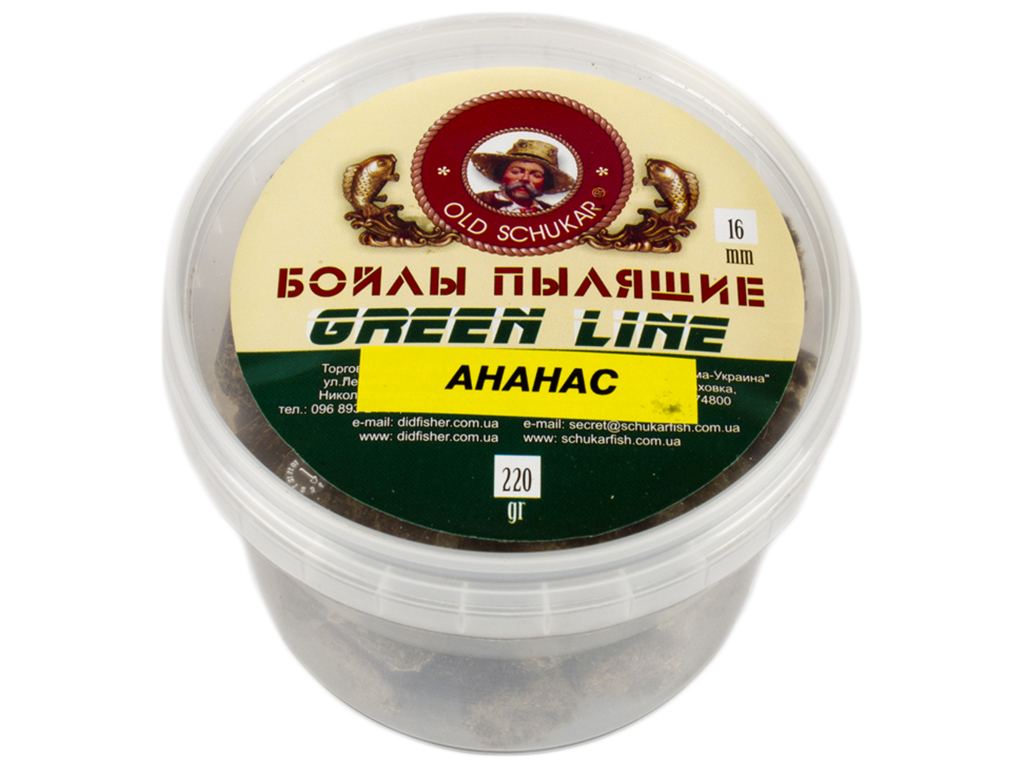 Бойл пылящийся "Дід Щукар" ананас 16мм 220гр