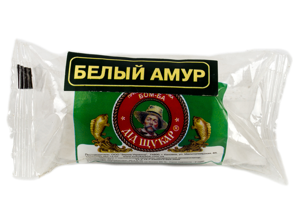 Брикет бомба "Дід Щукар" белый амур 45гр