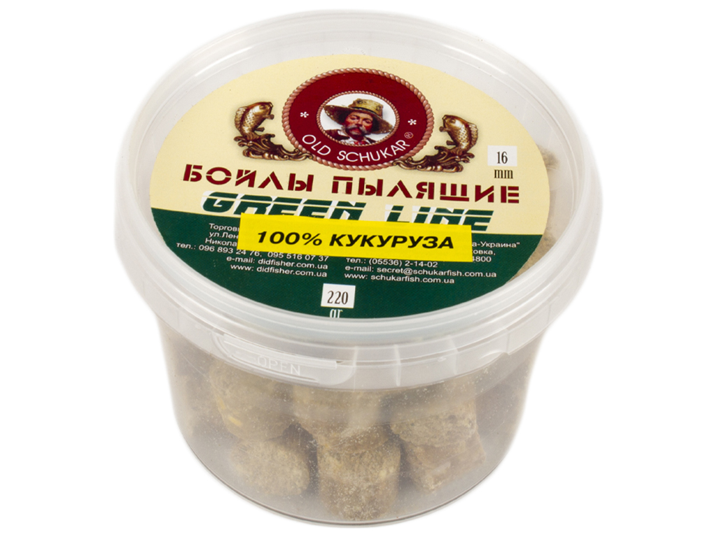 Бойл пылящийся "Дід Щукар" кукуруза 16мм 220гр