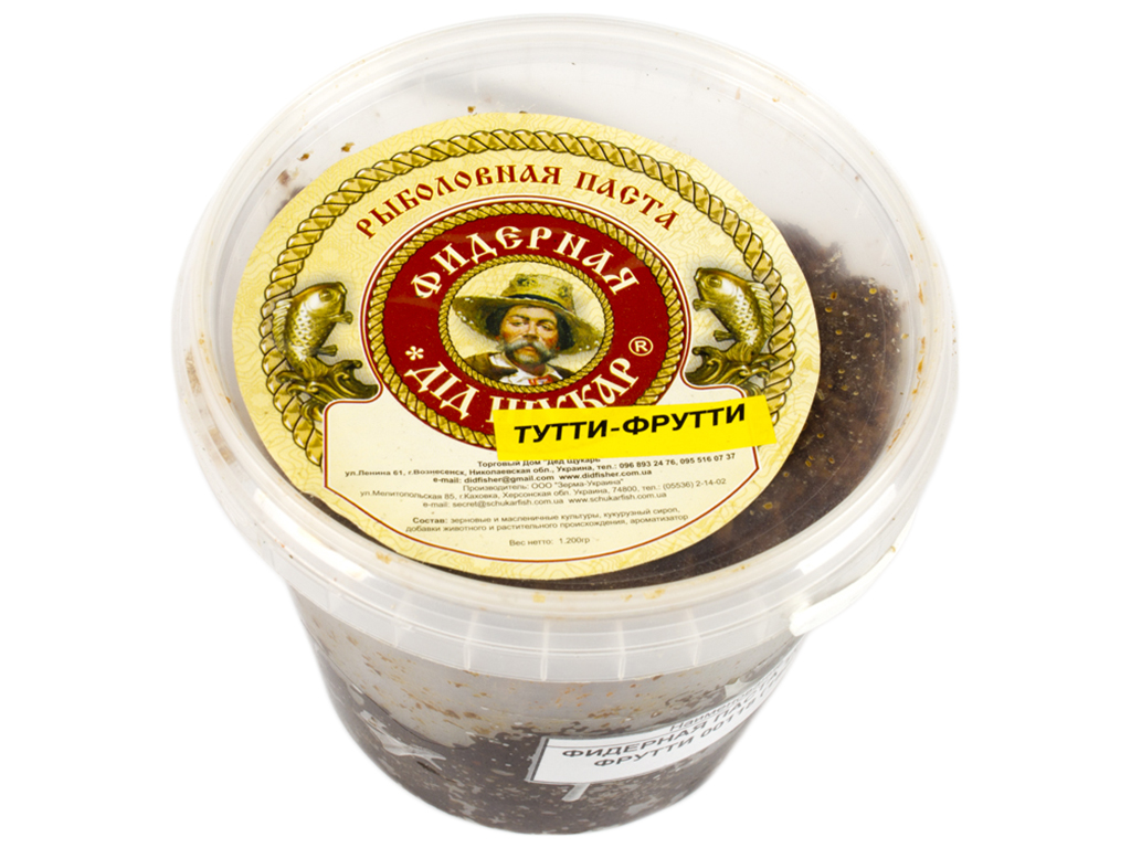 Фидерная паста "Дід Щукар" тутти-фрутти 1,2кг