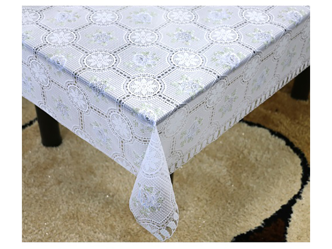 Клеенка виниловая ажурная "Lace" с печатью 1,37x20 метров (цена за рулон)