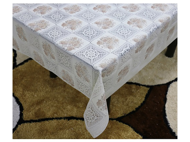 Клеенка виниловая ажурная "Lace" 3d печать 1,37x20 метров (цена за рулон)