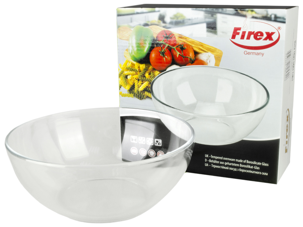 Салатник-форма термостекло Firex круглый 1,5л