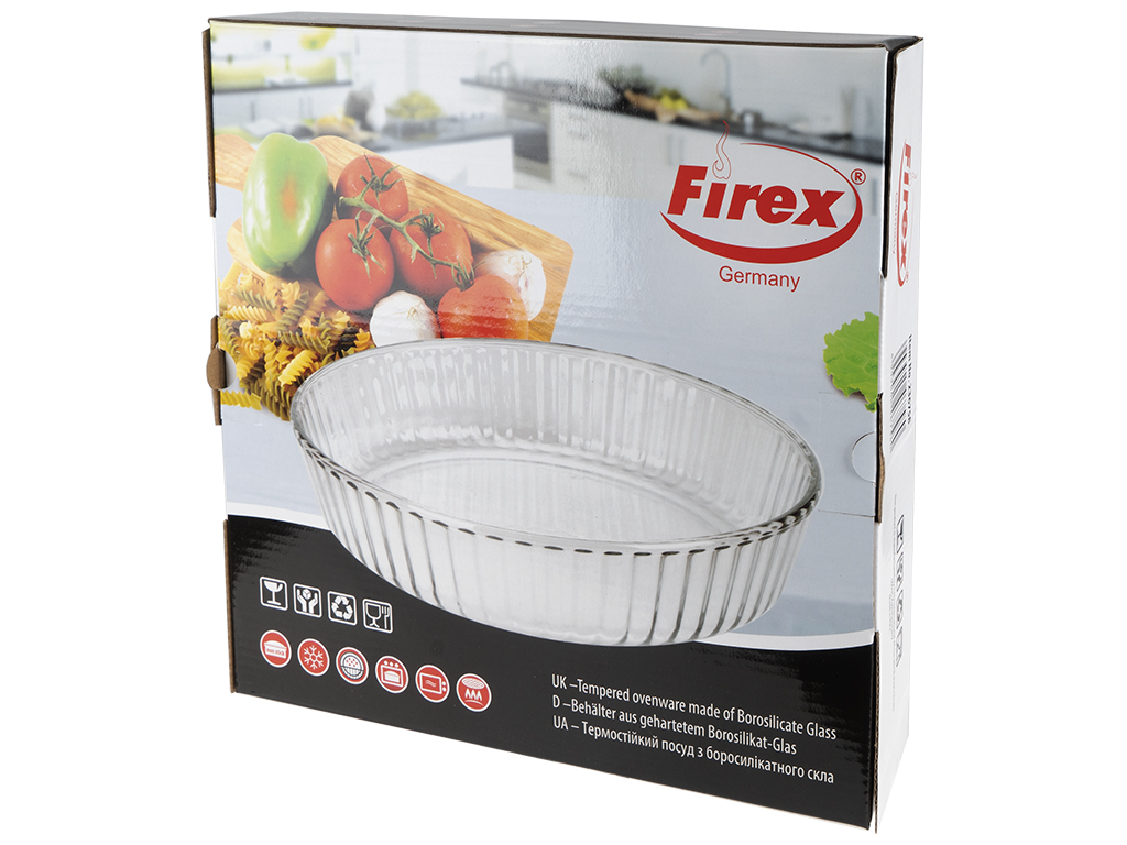 Форма для запікання жароміцна Firex D26,3см 2,1л