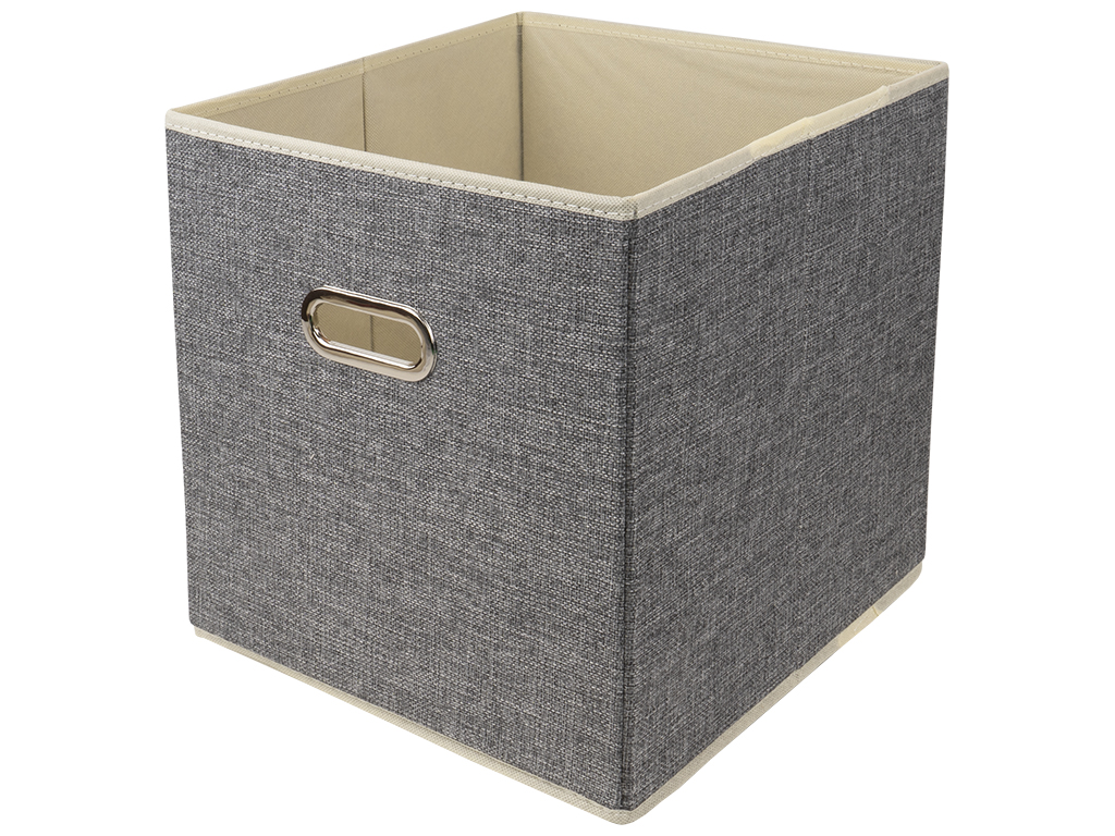 Ящик ПВХ для зберігання речей Besser Grey 25х25х25см
