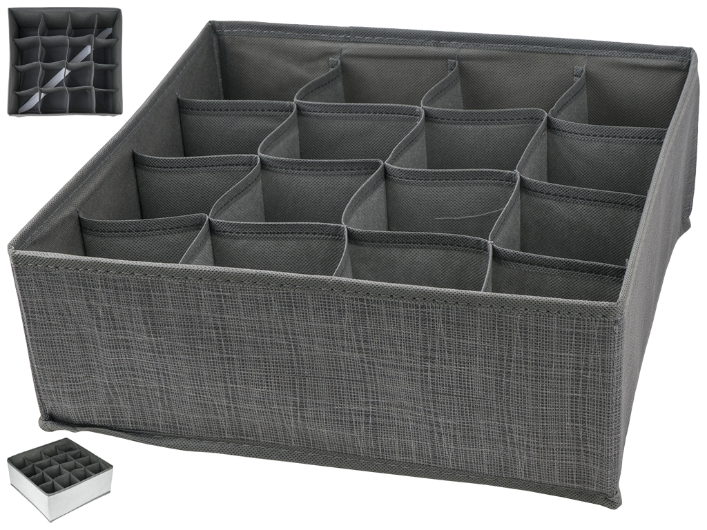 Ящик-органайзер ПВХ для зберігання білизни Besser Graf 16 відділень 32х32х12см