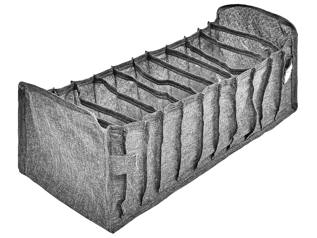 Коробка-органайзер для хранения белья, 11 отделений, 35х15х14см