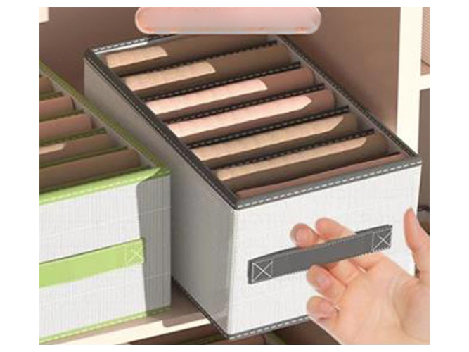 Коробка-органайзер для хранения белья, 12 отделений, 44х25х17см