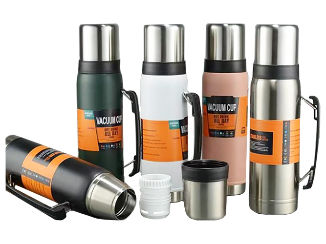 Термос Army, с ручкой, 1л