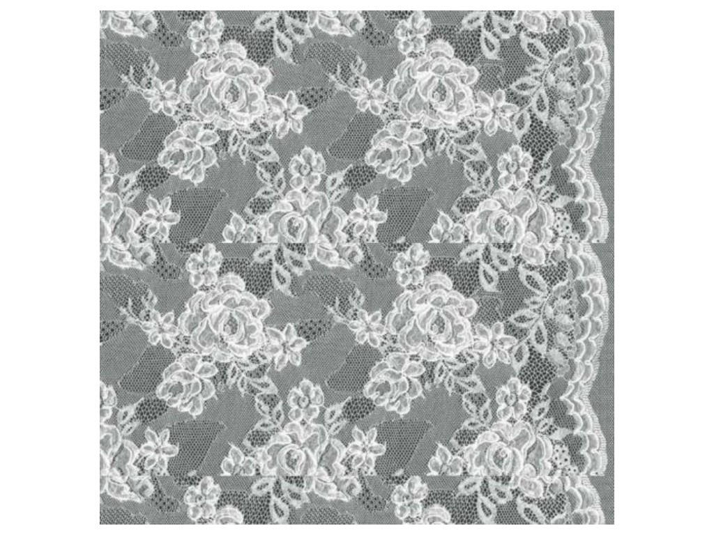 Клеёнка Dekorama, цвет серый с кружевным узором, 1.40×20 м.