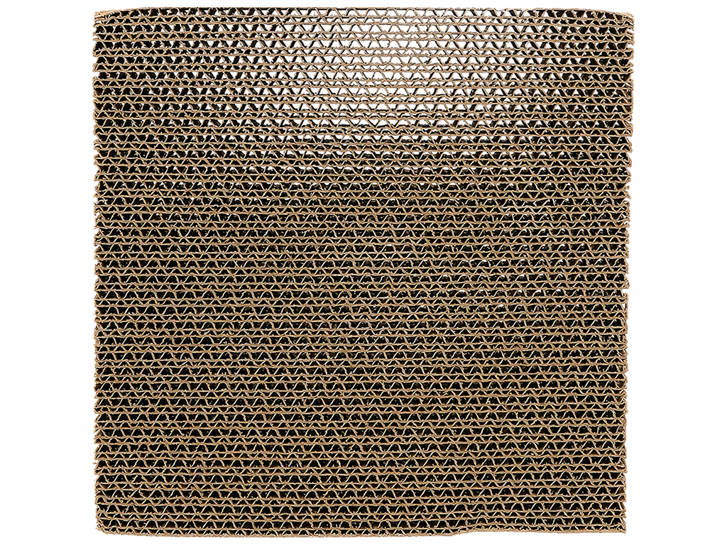 Когтеточка для кошек картонная квадратная с кошачьей мятой, 21×21×3,5 см