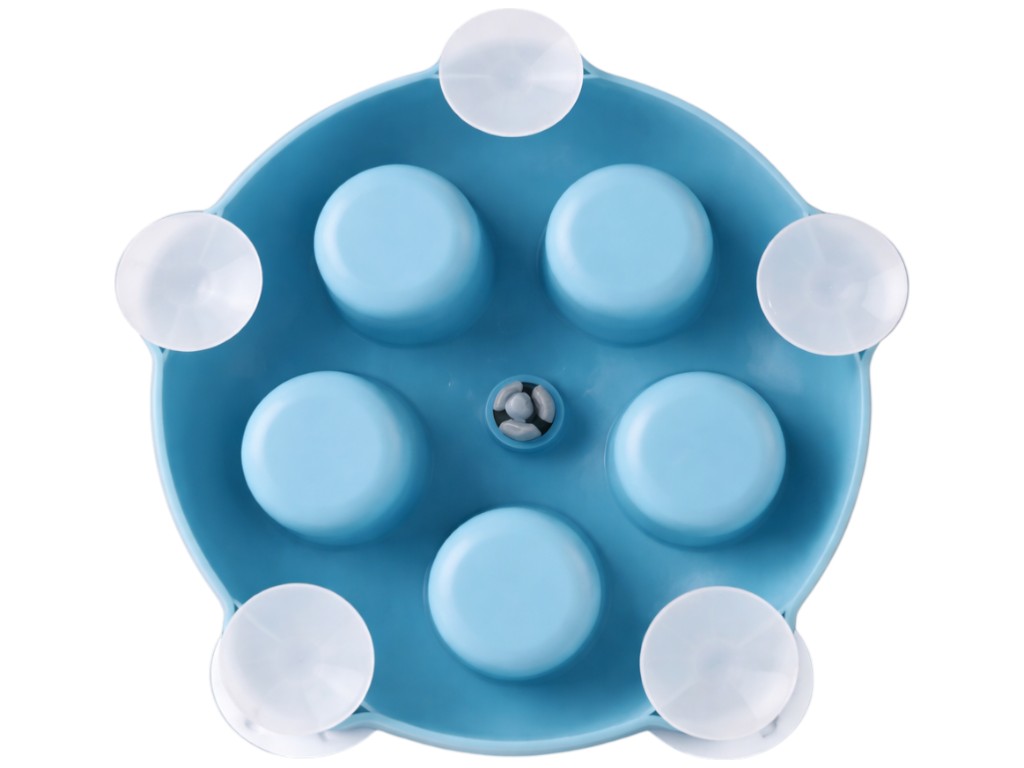 Игрушка-кормушка для животных, полипропилен, 20×19,5см, цвет голубой