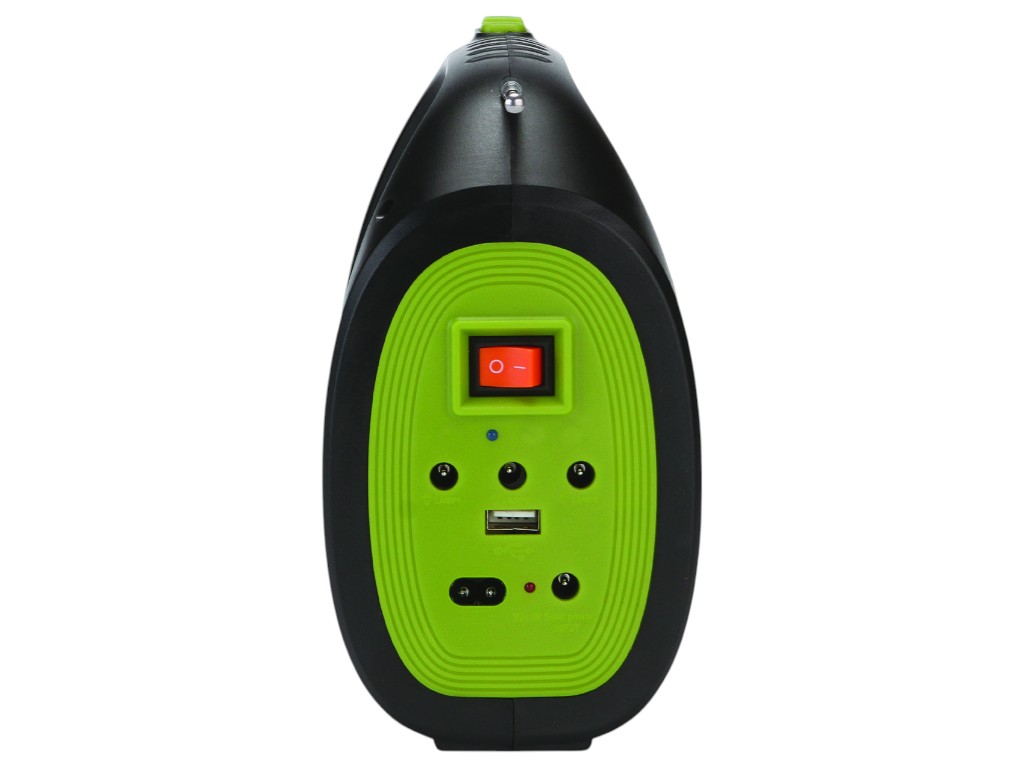 Фонарь светодиодный, с солнечной панелью, Bluetooth, MP3, радио, аккумулятор 4V 9000 мА·ч, 20×18см