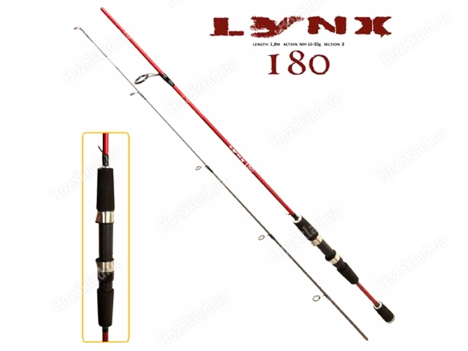 Спінінг Sams Fish Lynx 1.8м 10-30г 2к