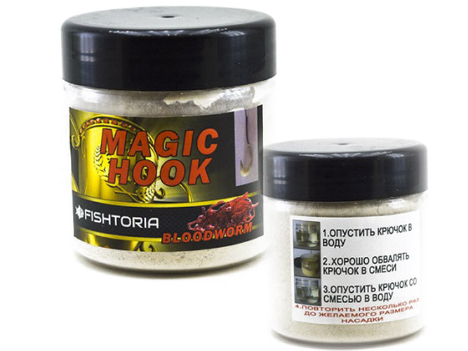 Сухая наживка Fishtoria "Magic hook Мотыль" 70г