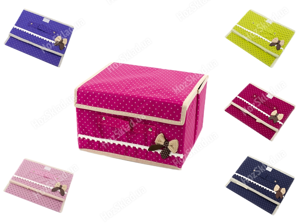 Ящик для игрушек и прочего ПВХ БАНТИК 25,5x20x15,5см R15495