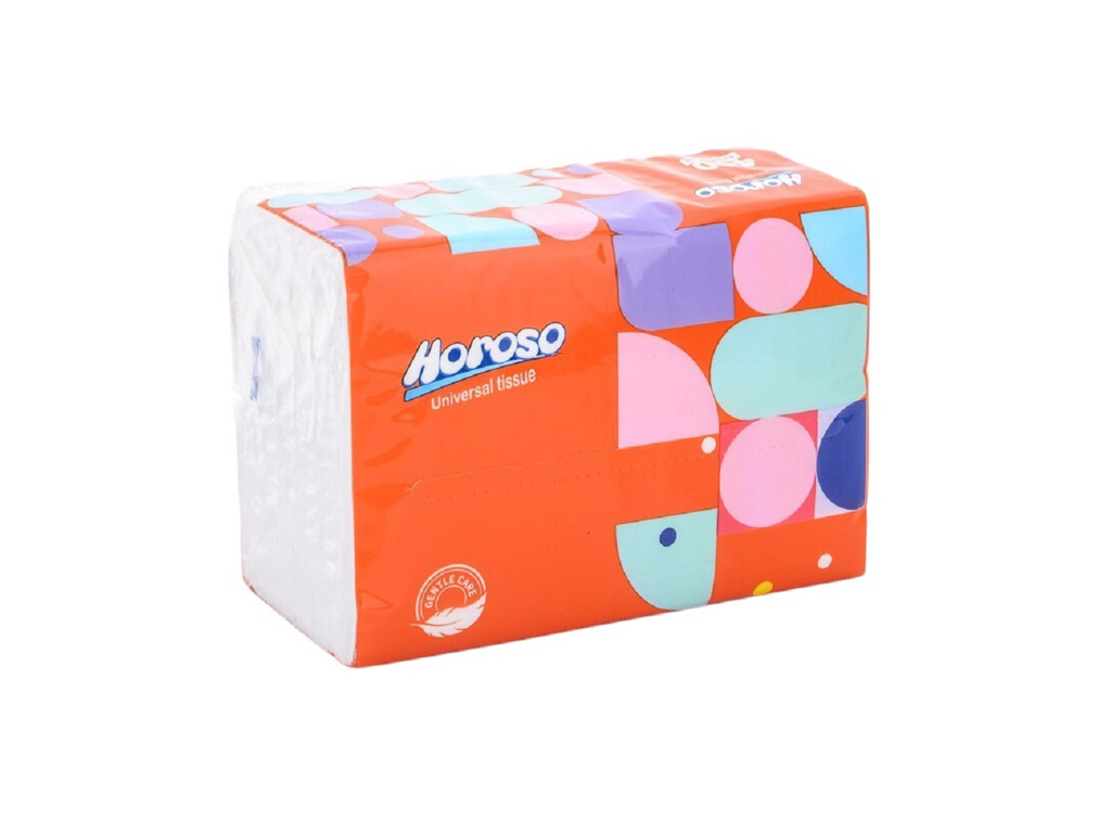Серветки паперові 3-х шарові Horoso, 15×20см (ціна за упаковку 450шт)