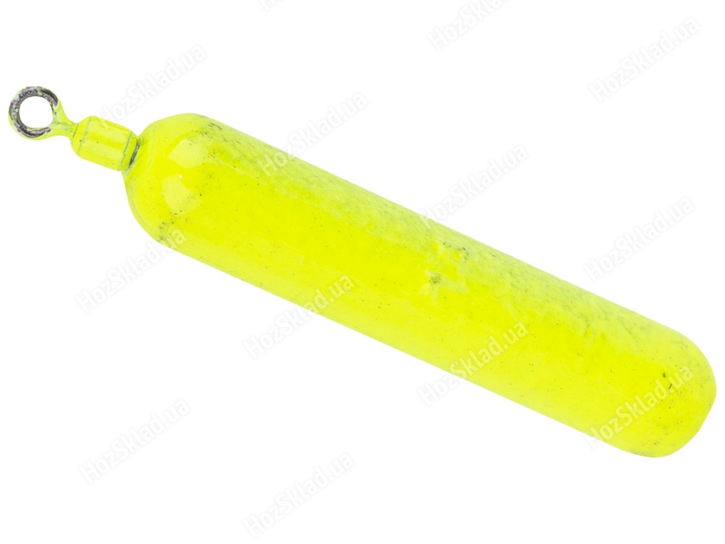 Груз Frygruz Джиг-риг цилиндрический крашеный Yellow 14г