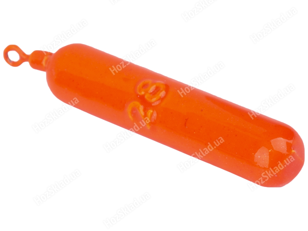 Груз Frygruz Джиг-риг цилиндрический крашеный Orange 28г