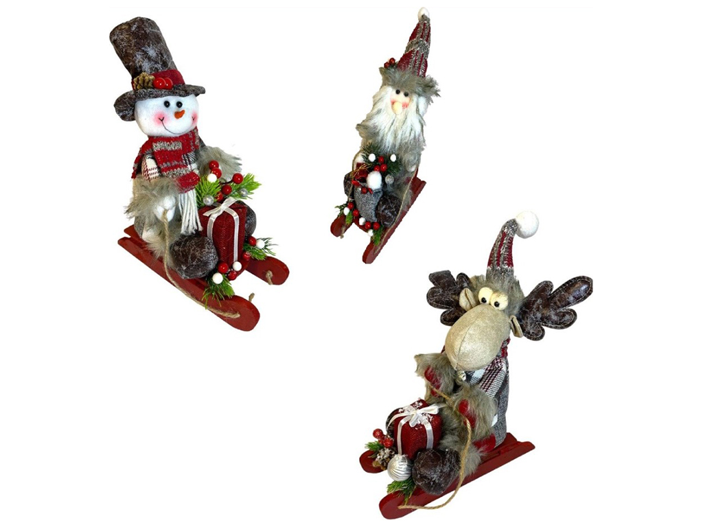 Фигура новогодняя Santa&Co, 23х30см