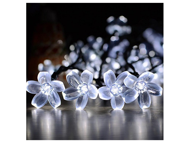 Гирлянда светодиодная Цветы, 4м, 20led, 2AA