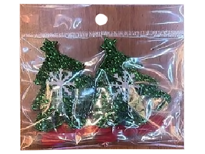 Заколка для волос New Year's (цена за упаковку 2шт)