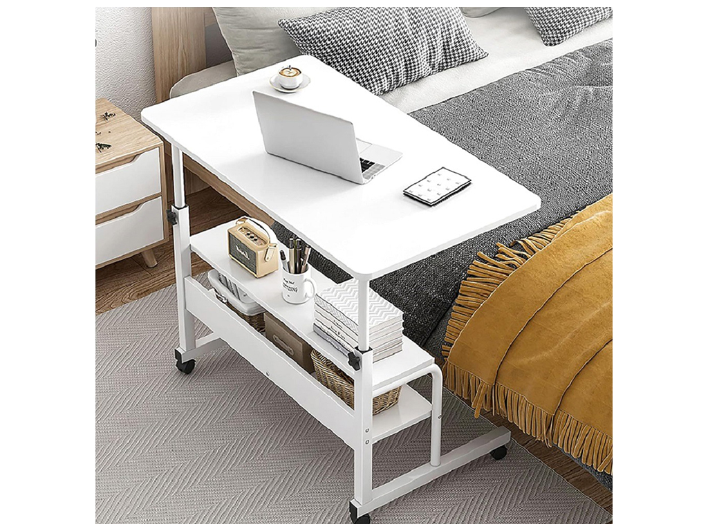 Стол компьютерный на колесиках с регулировкой высоты S, 60х40х69-90см