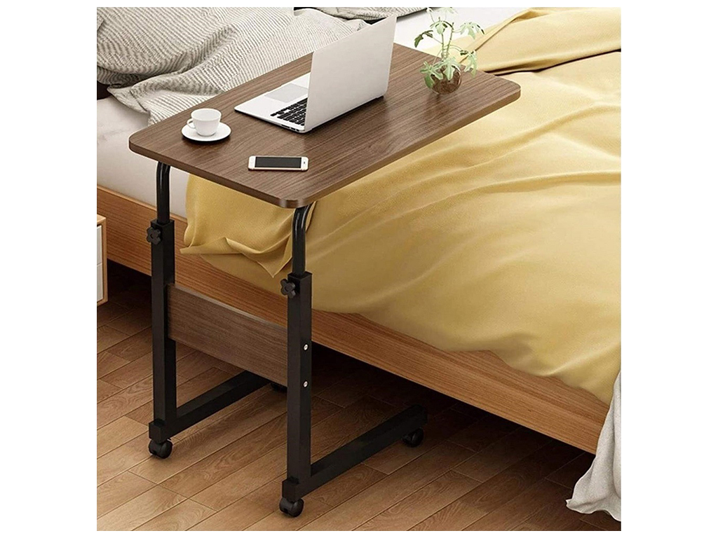 Стол для ноутбука на колесиках с регулировкой высоты, 40х60х83см
