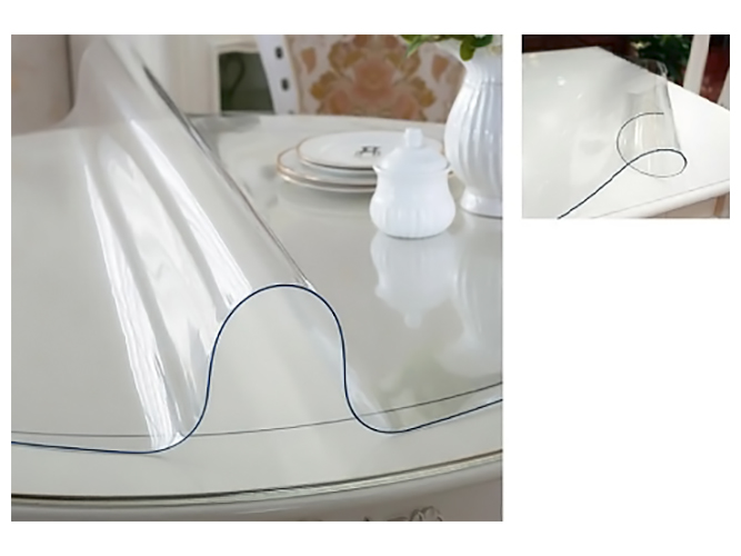 Клеенка Crystal жидкое стекло, 0,15мм x 1,37x50м (цена за рулон) 