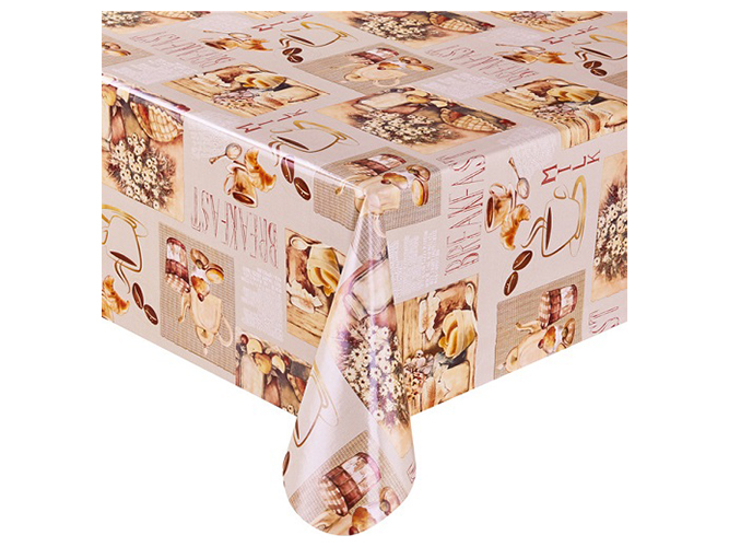 Клеенка ПВХ с тиснением на тканевой основе Home, 1,37x20м (цена за рулон)