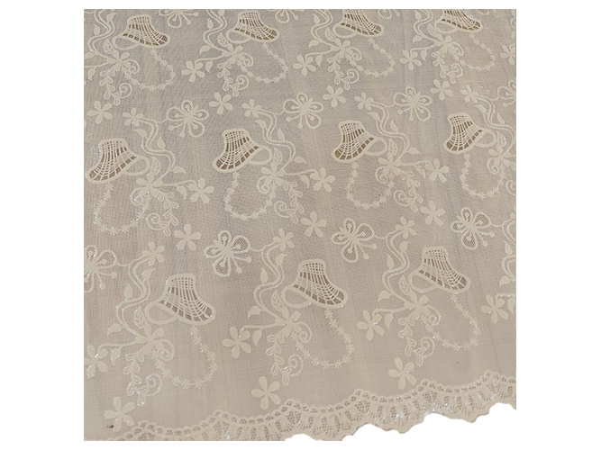 Клейонка ПВХ LACE біла, 1,37x20м (ціна за рулон)