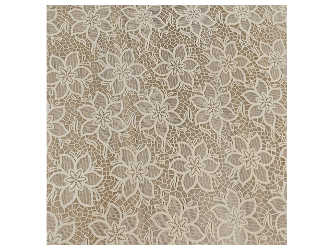 Клеенка ПВХ LACE, бежевая, 1,37x20м (цена за рулон)